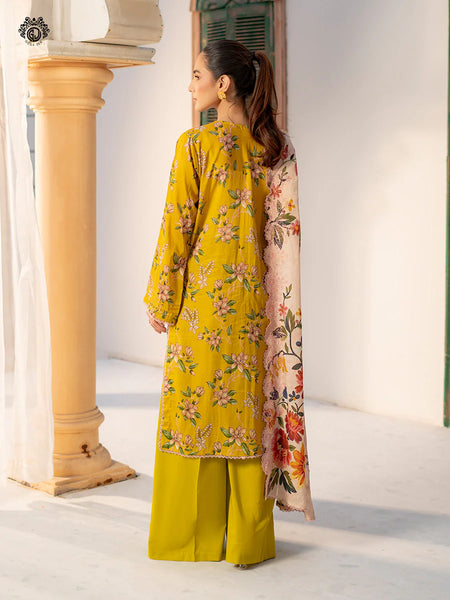 Embroidered Lawn Suit | D-008