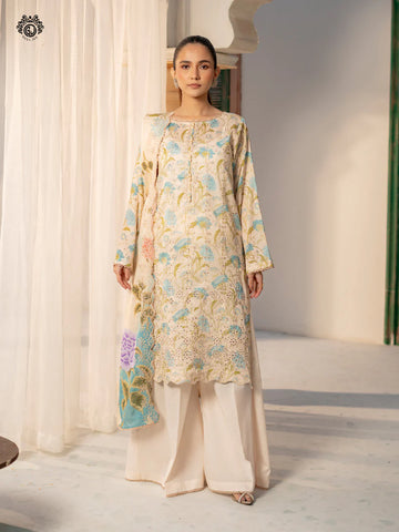 Embroidered Lawn Suit | D-006