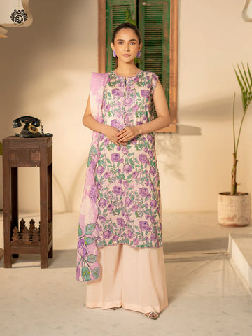 Embroidered Lawn Suit | D-002