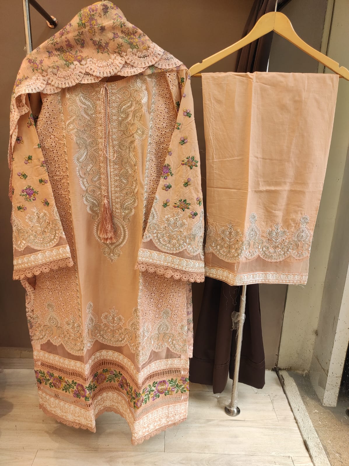 Maah E Rooh | Karma Collection | Salmaon Peach