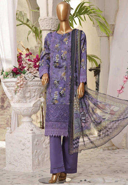 Sadabahar Rania Lawn | Purple