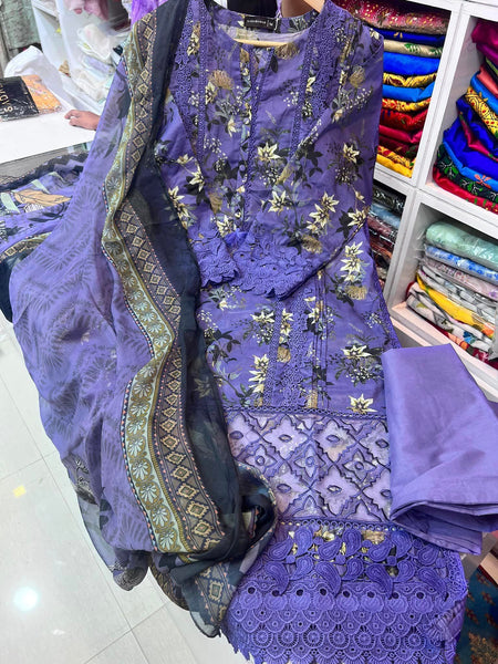 Sadabahar Rania Lawn | Purple