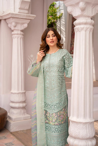 Maah E Rooh | Karma Collection | Light Turquoise