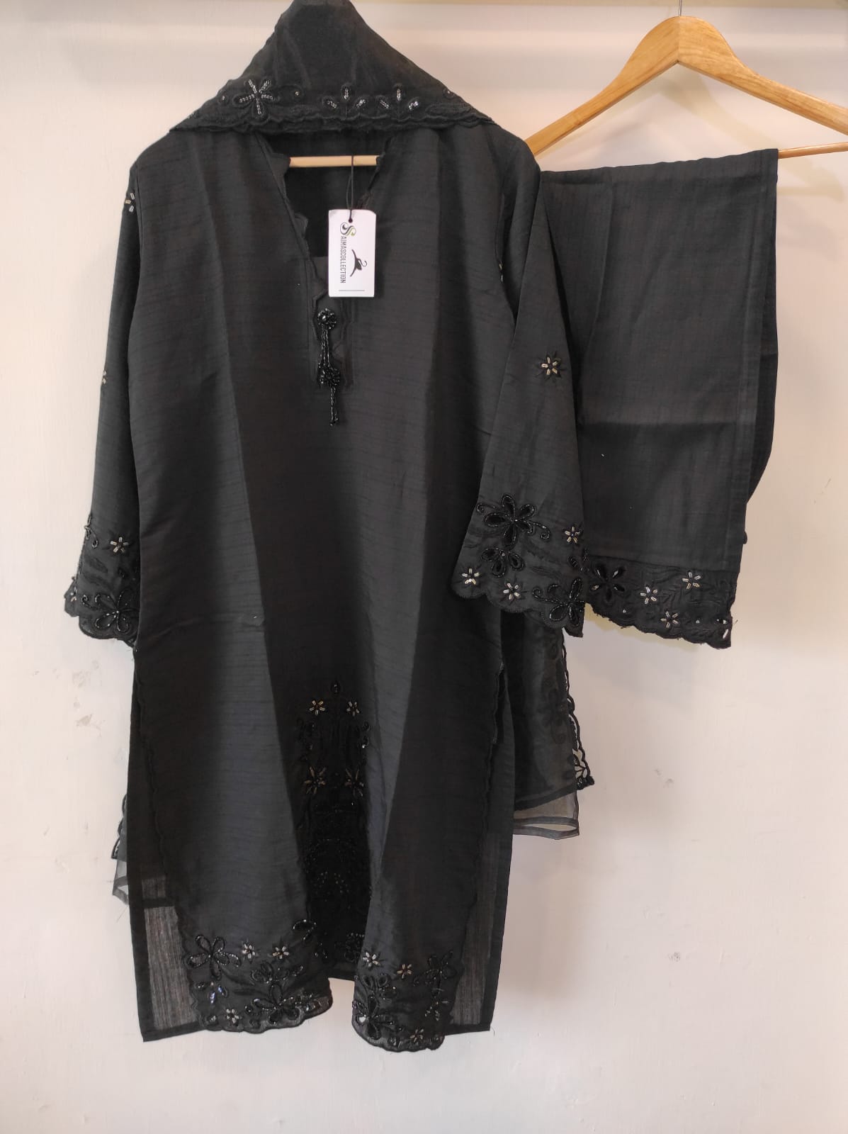 Cutwork Tunic | Black