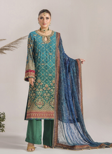 Embroidered Chiffon Design - 12