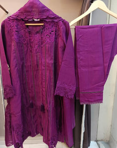 Cutwork Tunic | Purple