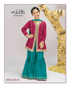 3 Piece Embroidered Lawn Suit | MKS-EF23-23