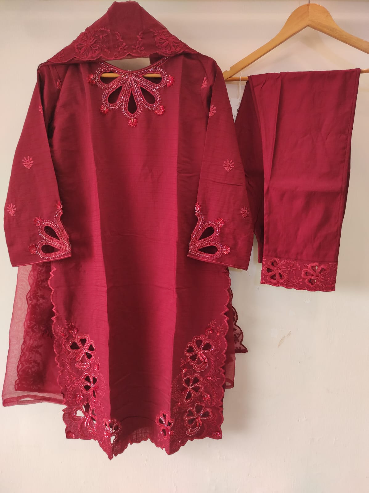 Cutwork Tunic | Blood Red