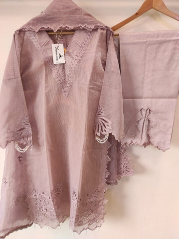 Pink Cutwork Tunic