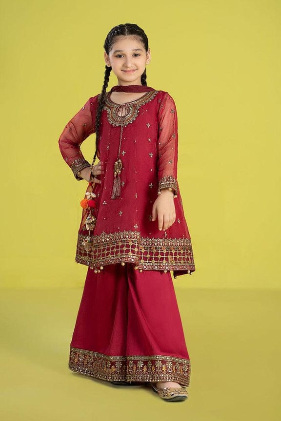 3 Piece Embroidered Organza Suit | MKD-EF24-27