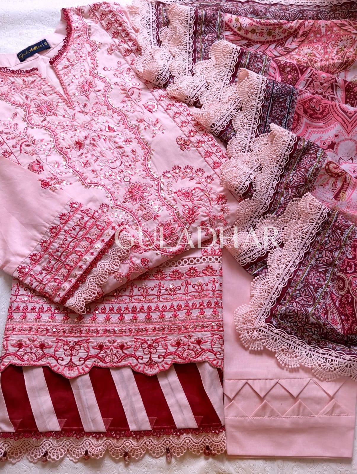 GUL ADHAR STITCHED LAWN | GA004