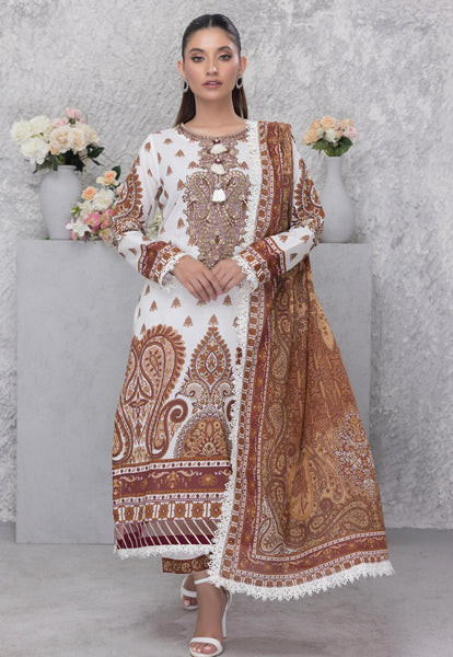 GUL ADHAR STITCHED LAWN | GA010