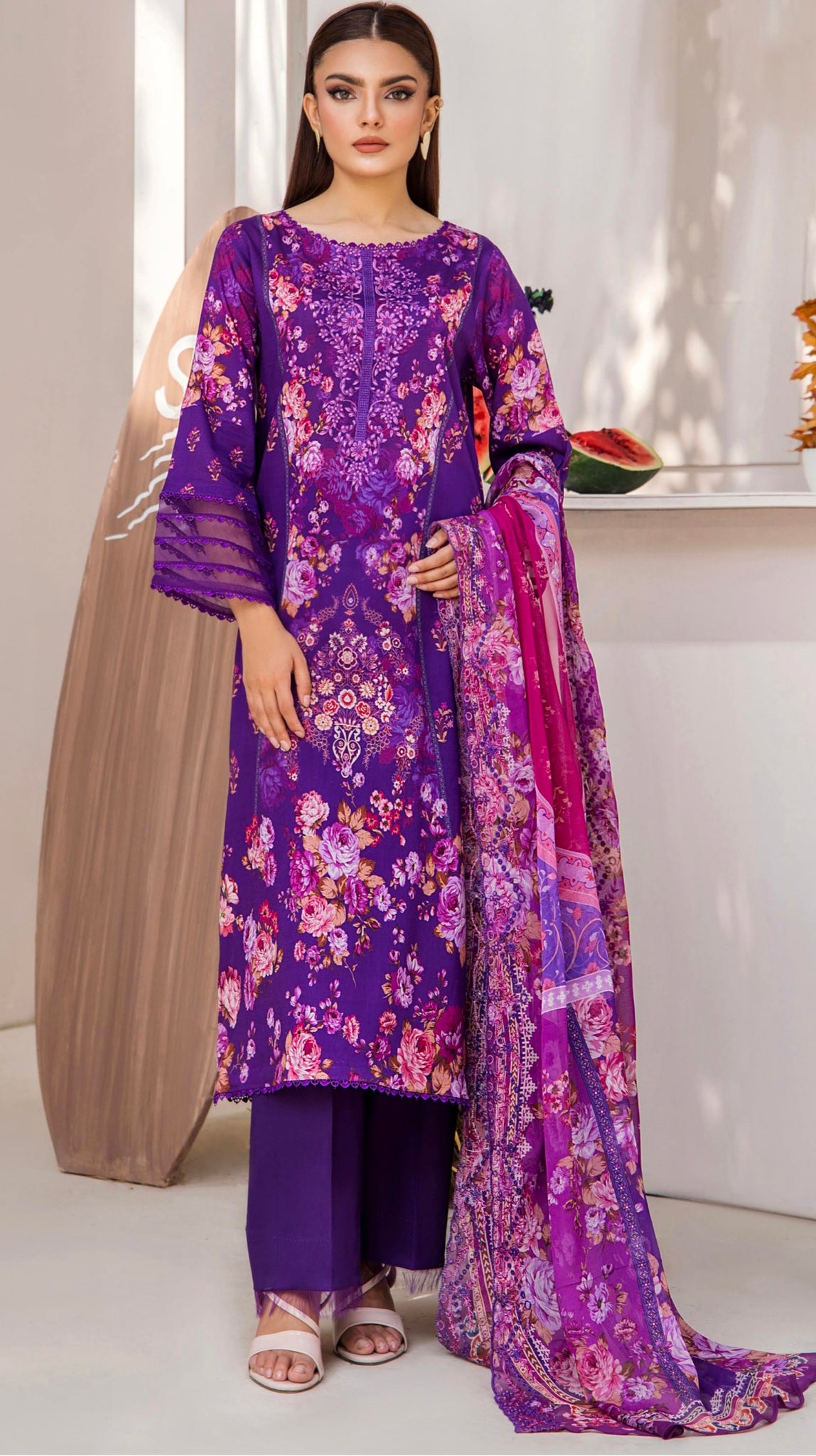 Embroidered Lawn Suit | GPRL2405