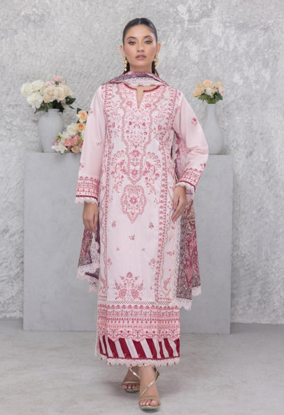 GUL ADHAR STITCHED LAWN | GA004