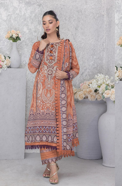 GUL ADHAR STITCHED LAWN | GA009